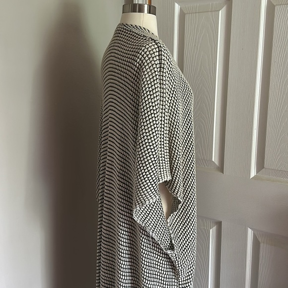 Plume & Thread Long Open Cardigan USA Knit One Size - Picture 9 of 13